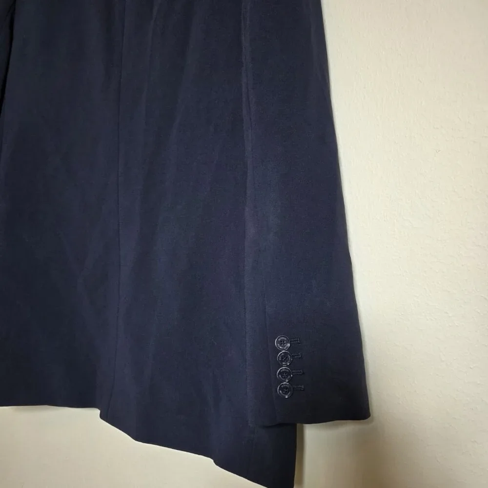 Navy One Button Mensy Blazer MICHAEL KORS SIZE 10 - Picture 5 of 6